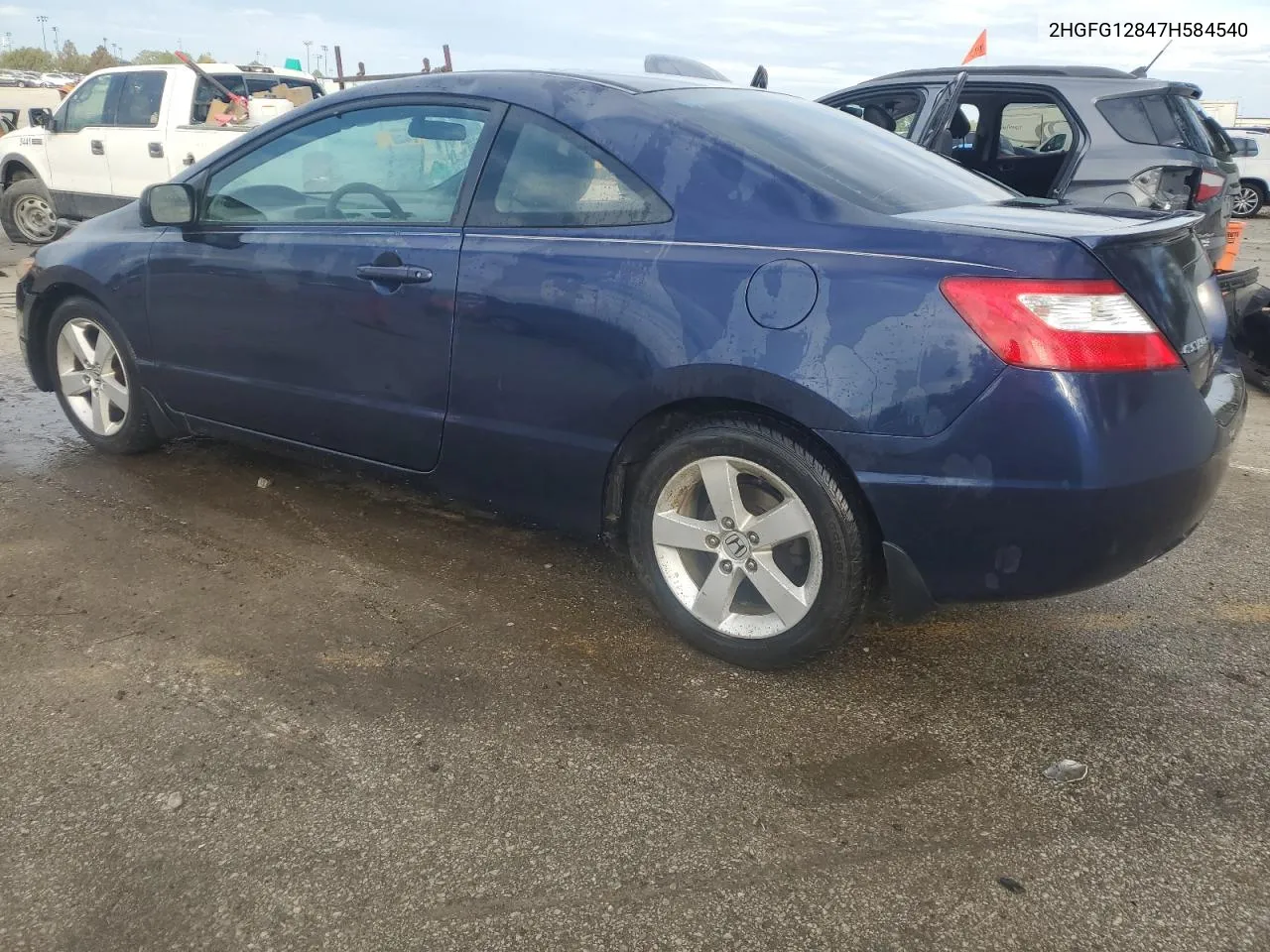 2HGFG12847H584540 2007 Honda Civic Ex