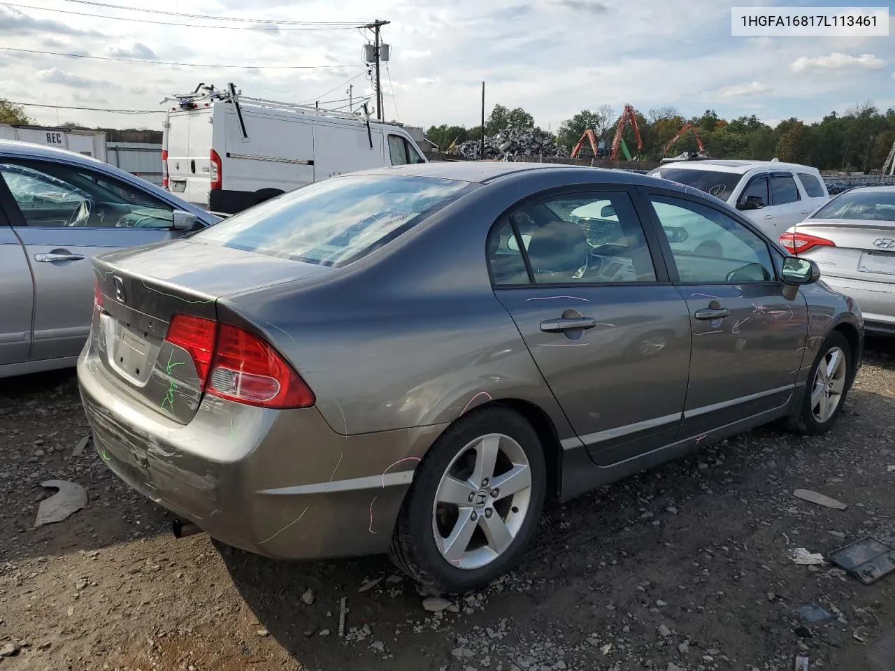 1HGFA16817L113461 2007 Honda Civic Ex