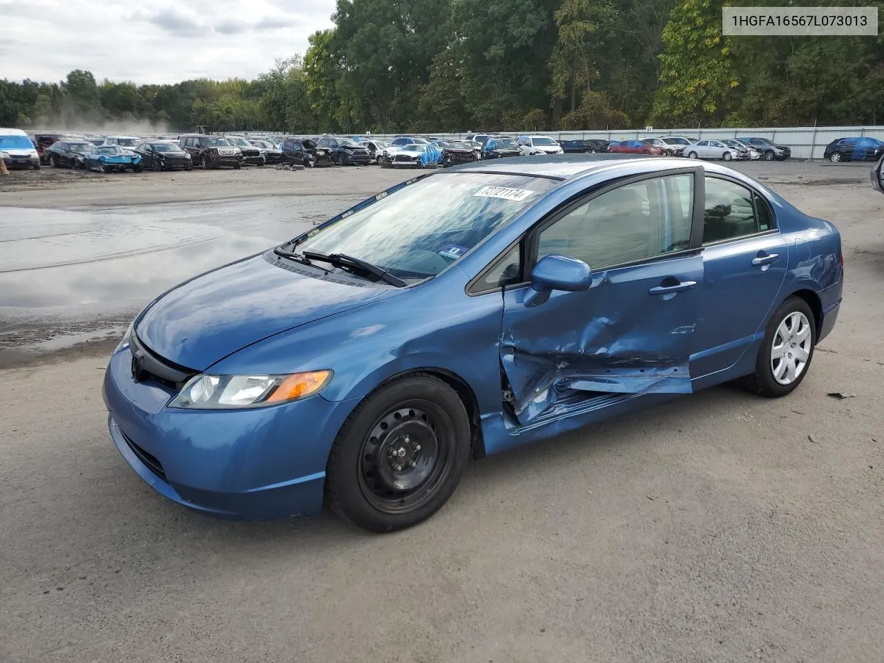 1HGFA16567L073013 2007 Honda Civic Lx