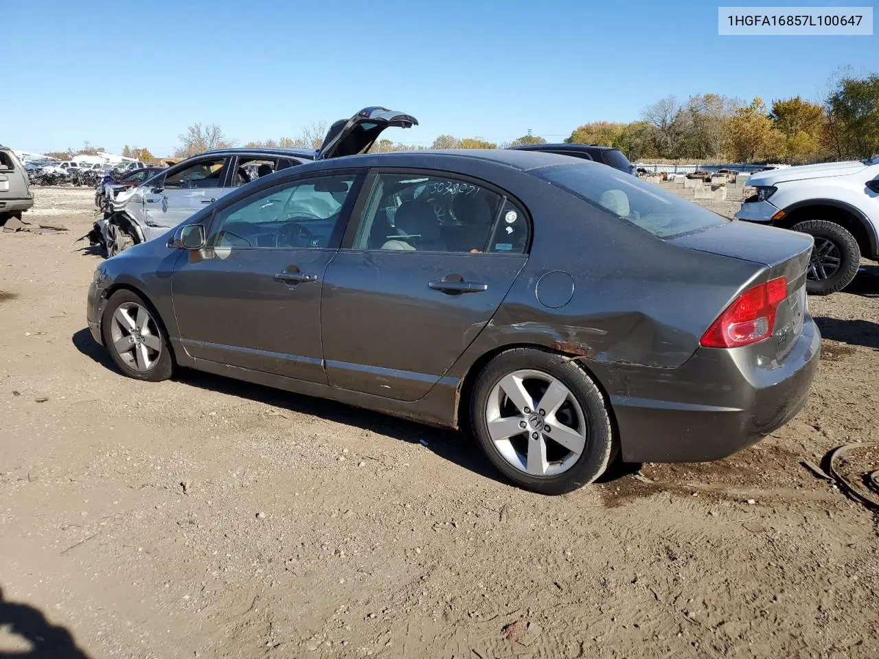 1HGFA16857L100647 2007 Honda Civic Ex