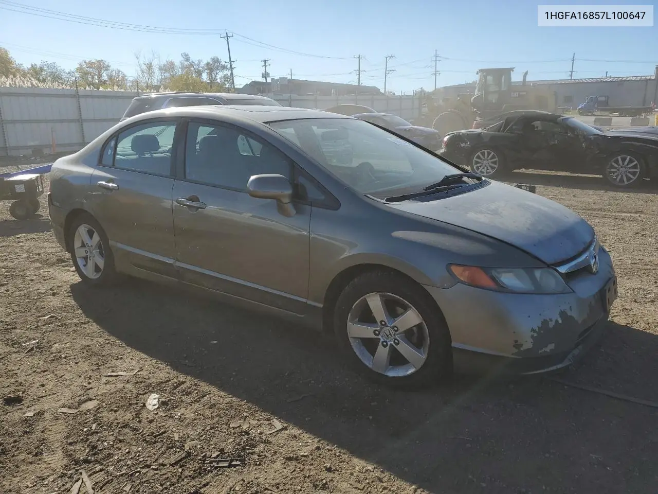 1HGFA16857L100647 2007 Honda Civic Ex