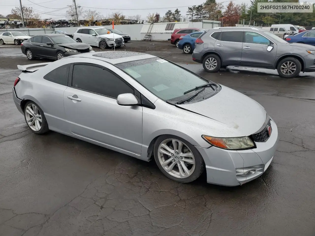2HGFG21587H700240 2007 Honda Civic Si
