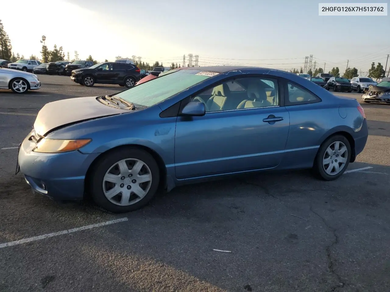 2HGFG126X7H513762 2007 Honda Civic Lx