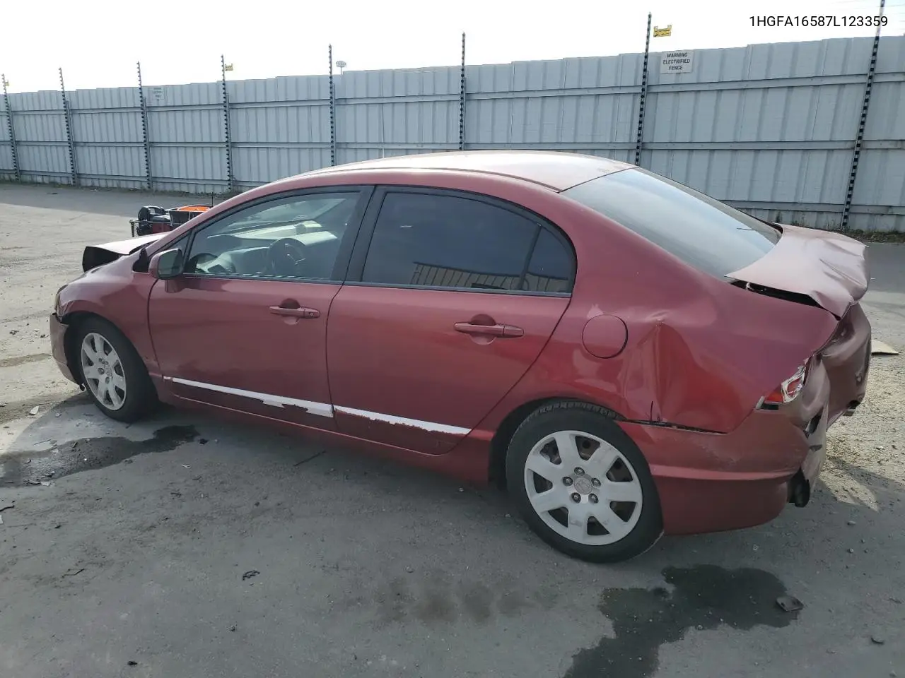 1HGFA16587L123359 2007 Honda Civic Lx