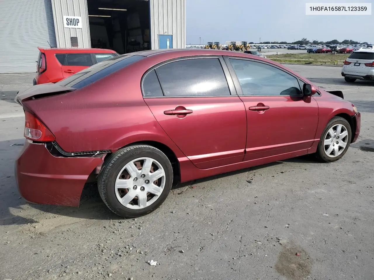 1HGFA16587L123359 2007 Honda Civic Lx