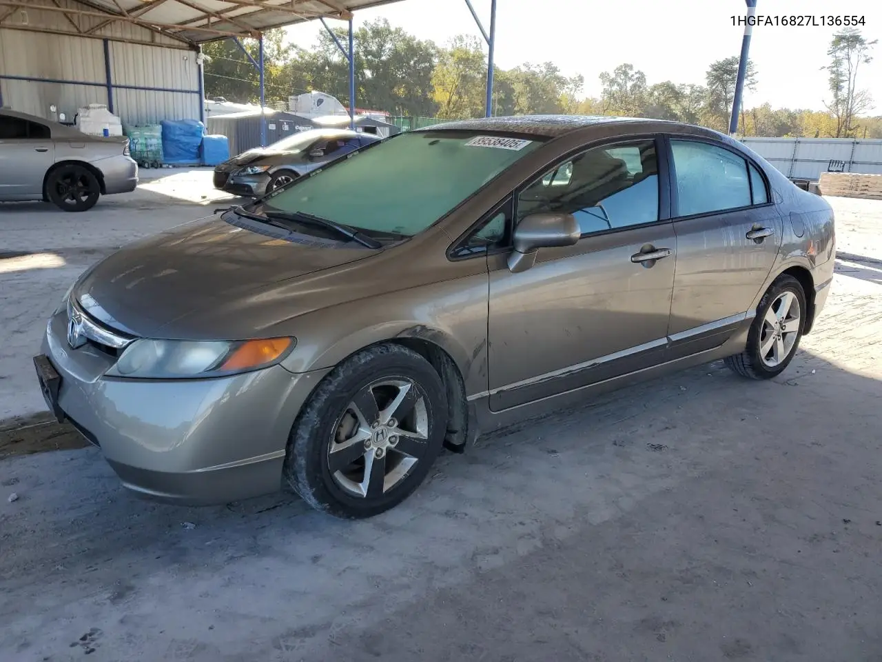 1HGFA16827L136554 2007 Honda Civic Ex