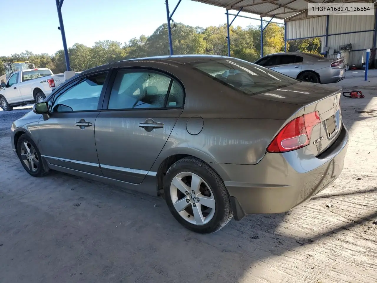 1HGFA16827L136554 2007 Honda Civic Ex