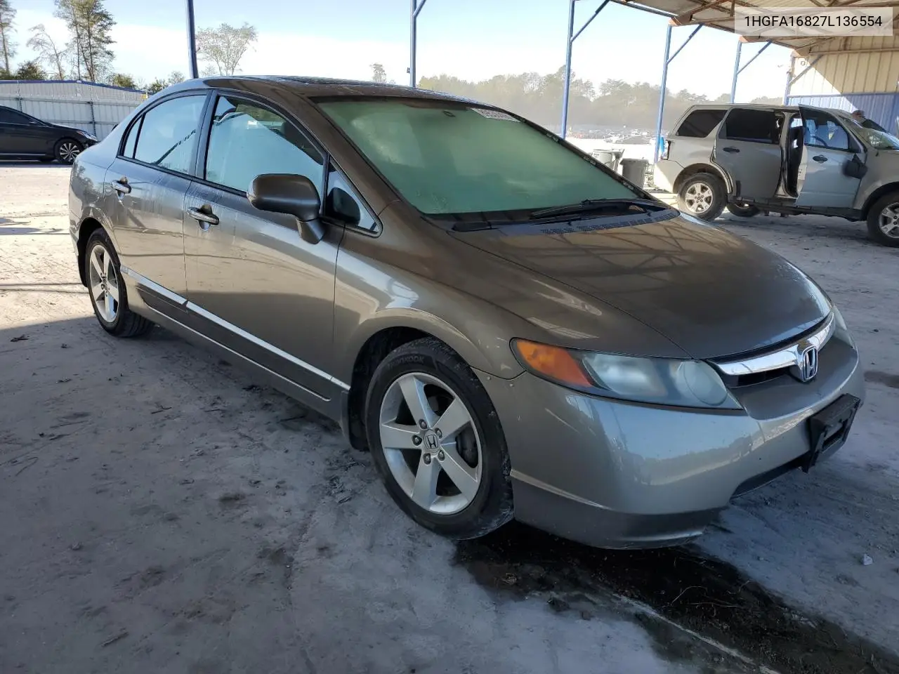 1HGFA16827L136554 2007 Honda Civic Ex
