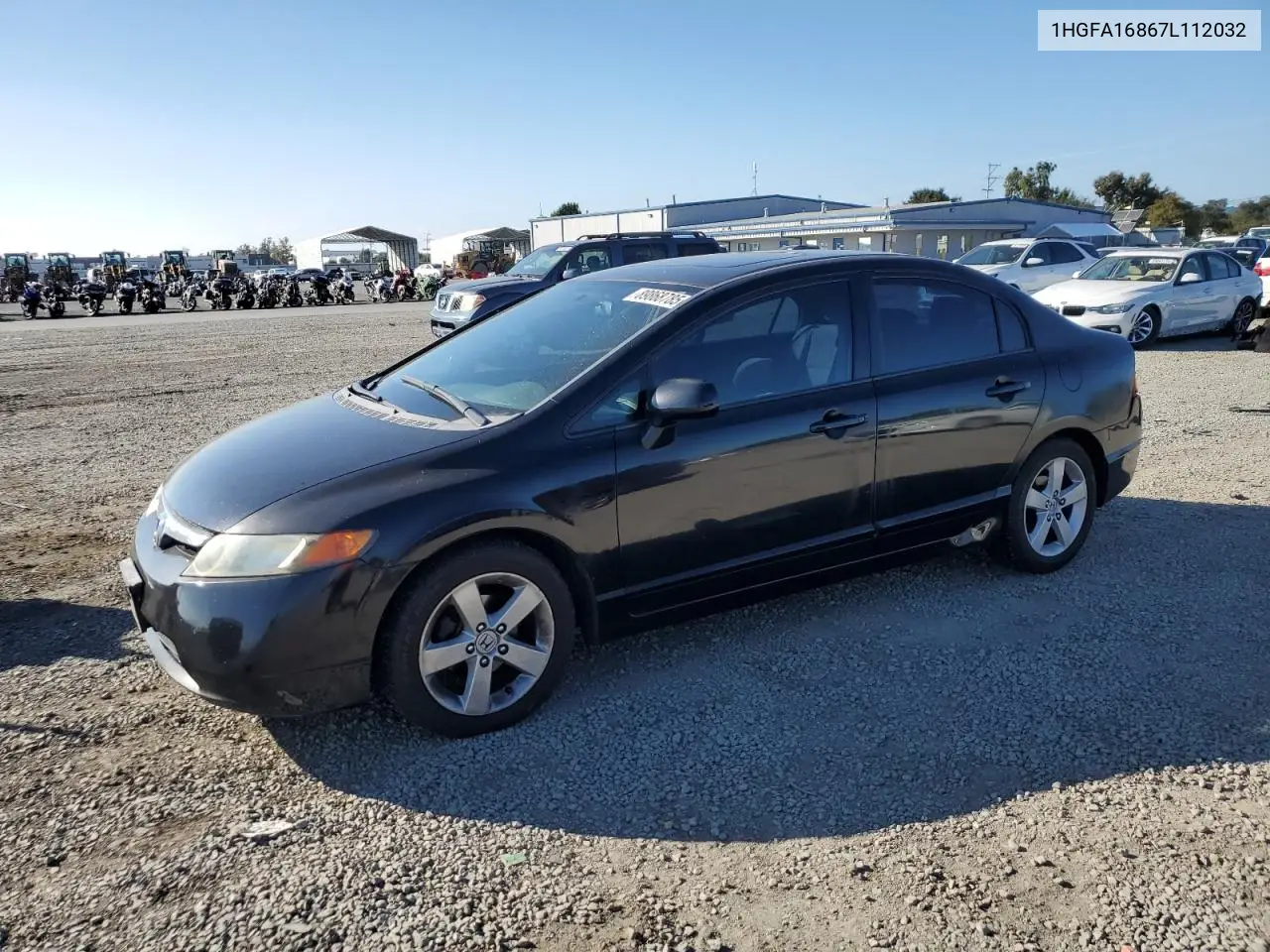 1HGFA16867L112032 2007 Honda Civic Ex