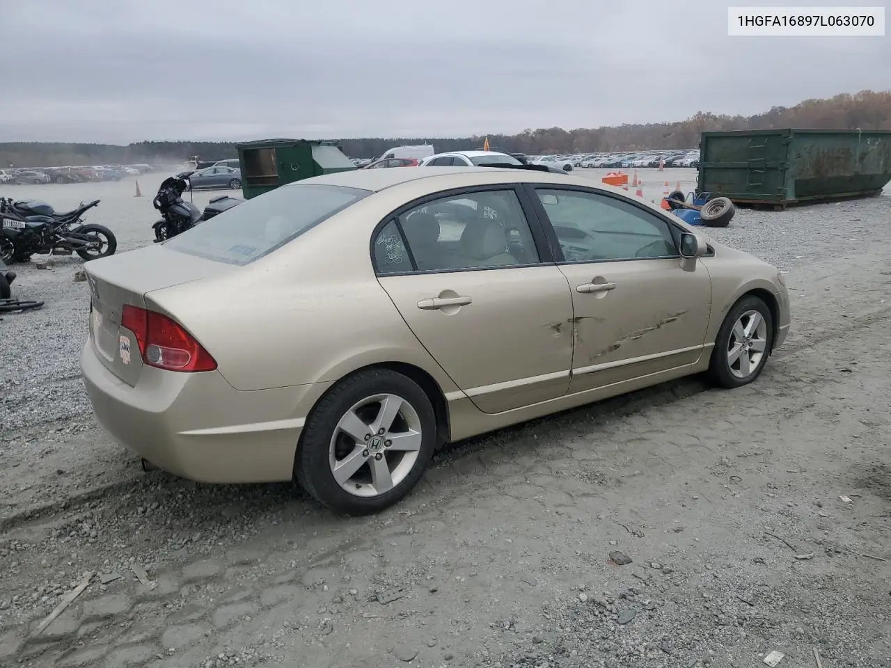 1HGFA16897L063070 2007 Honda Civic Ex