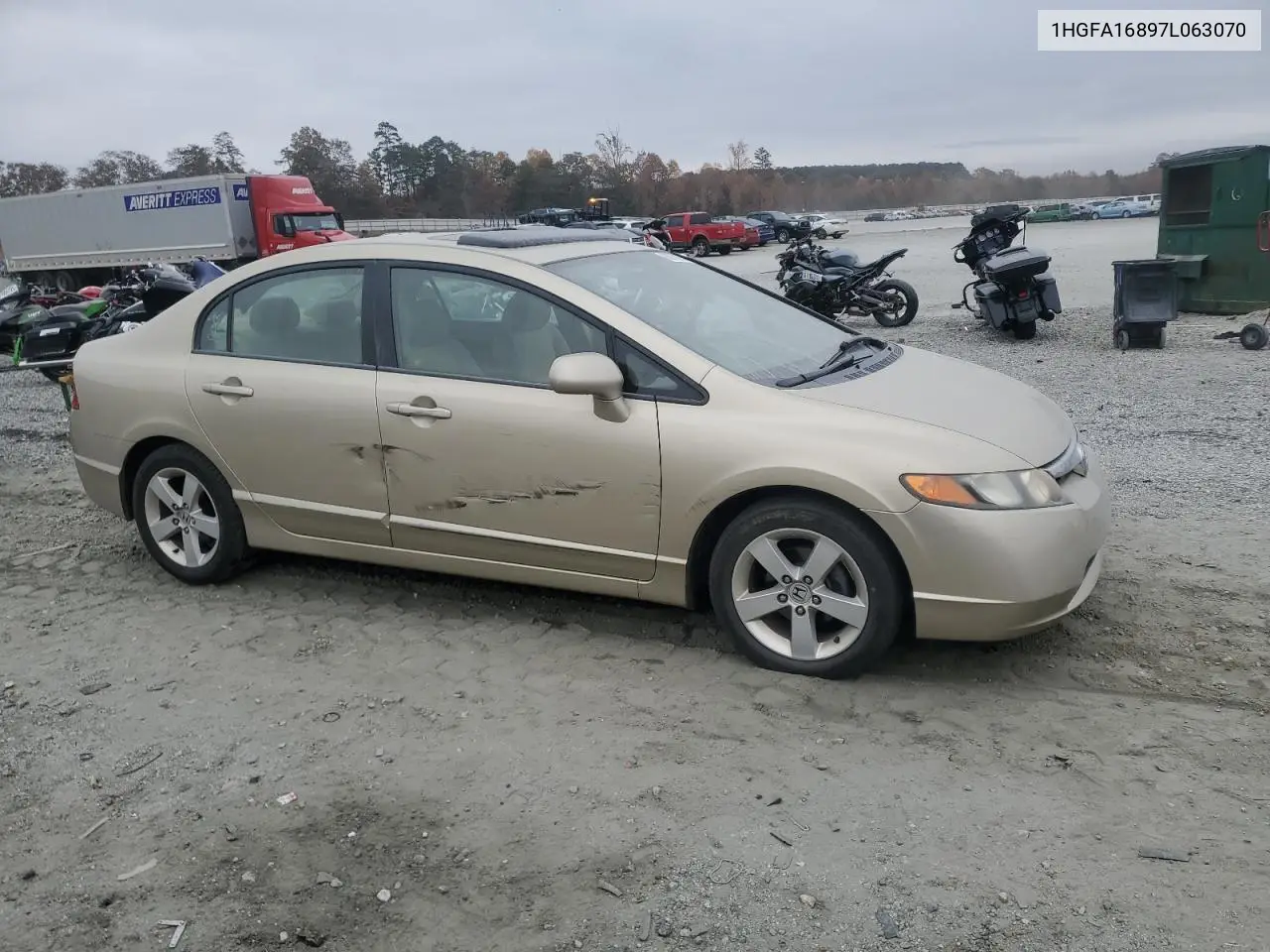 1HGFA16897L063070 2007 Honda Civic Ex