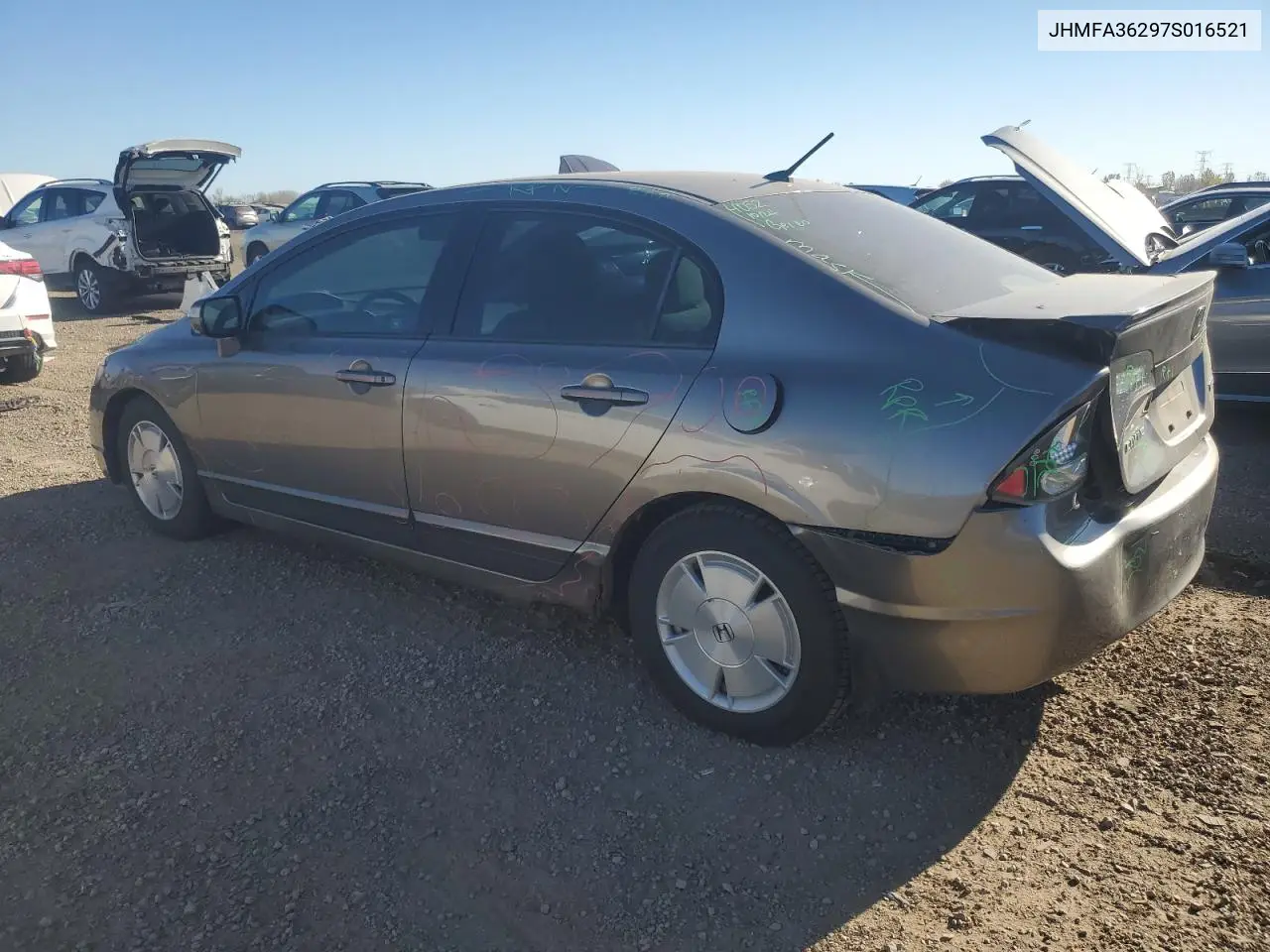 JHMFA36297S016521 2007 Honda Civic Hybrid