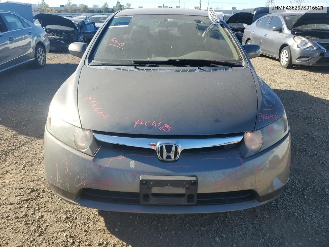 JHMFA36297S016521 2007 Honda Civic Hybrid