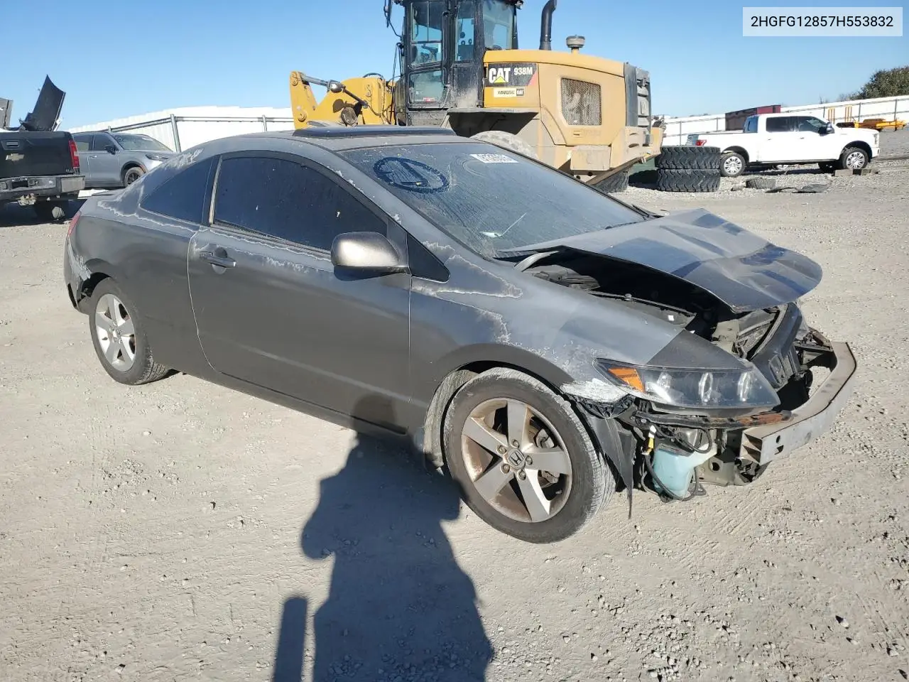 2HGFG12857H553832 2007 Honda Civic Ex