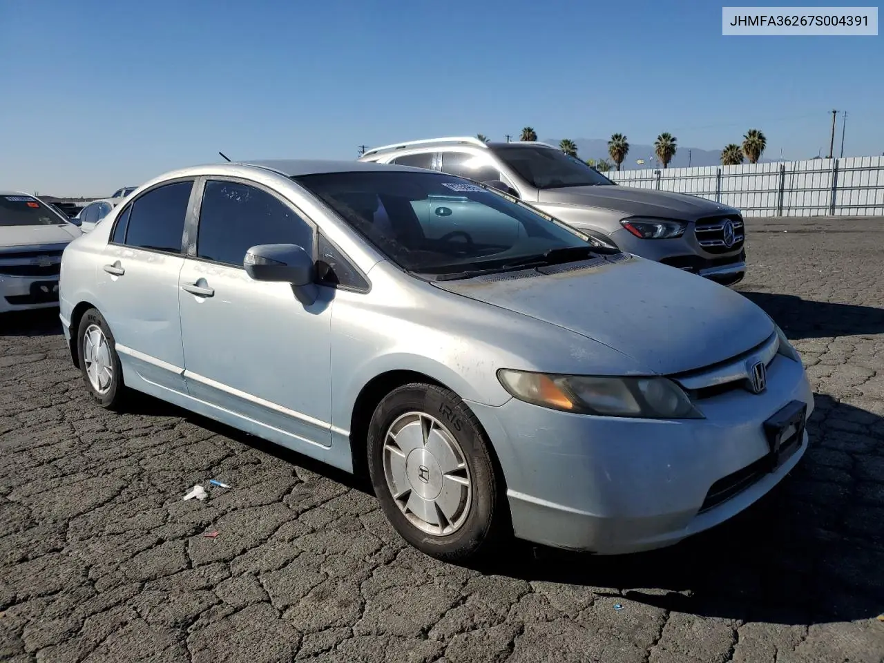 JHMFA36267S004391 2007 Honda Civic Hybrid
