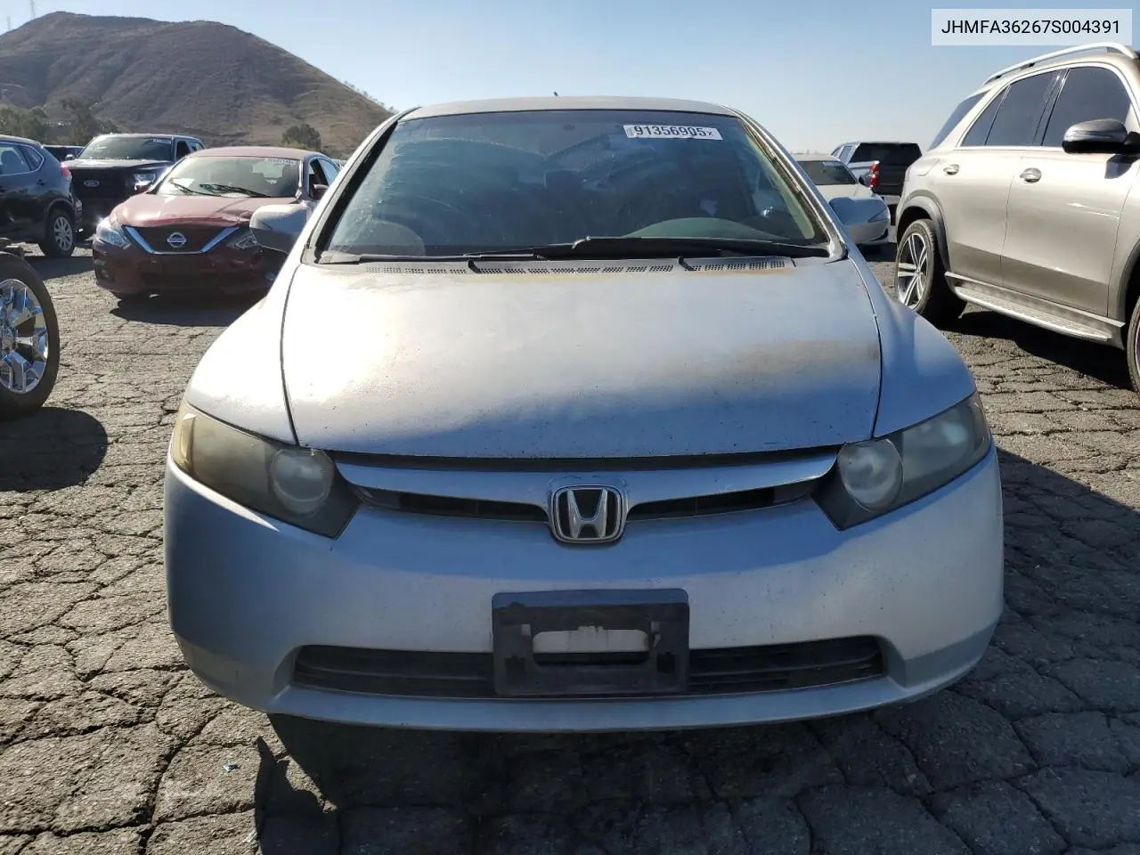 JHMFA36267S004391 2007 Honda Civic Hybrid