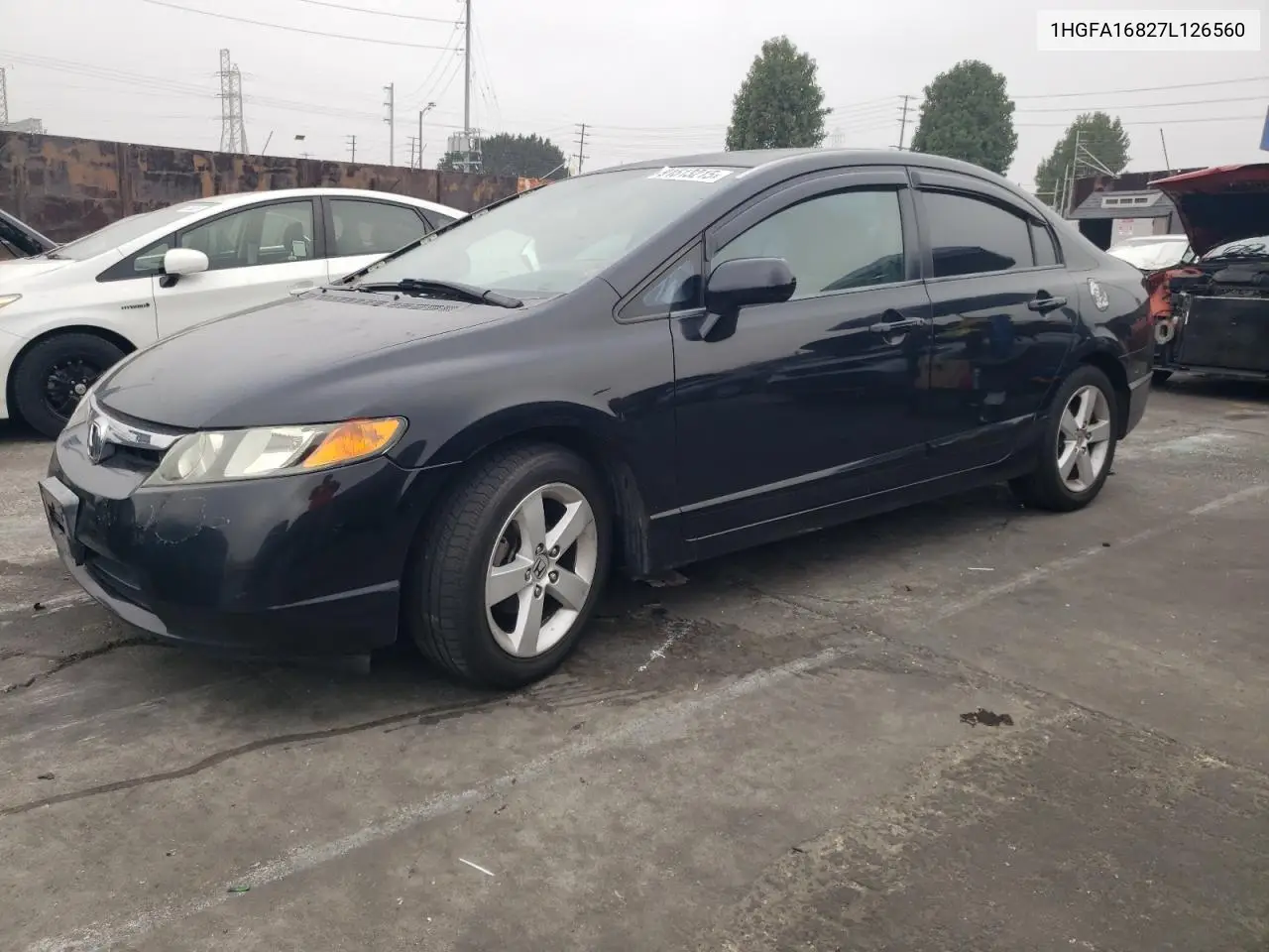 1HGFA16827L126560 2007 Honda Civic Ex