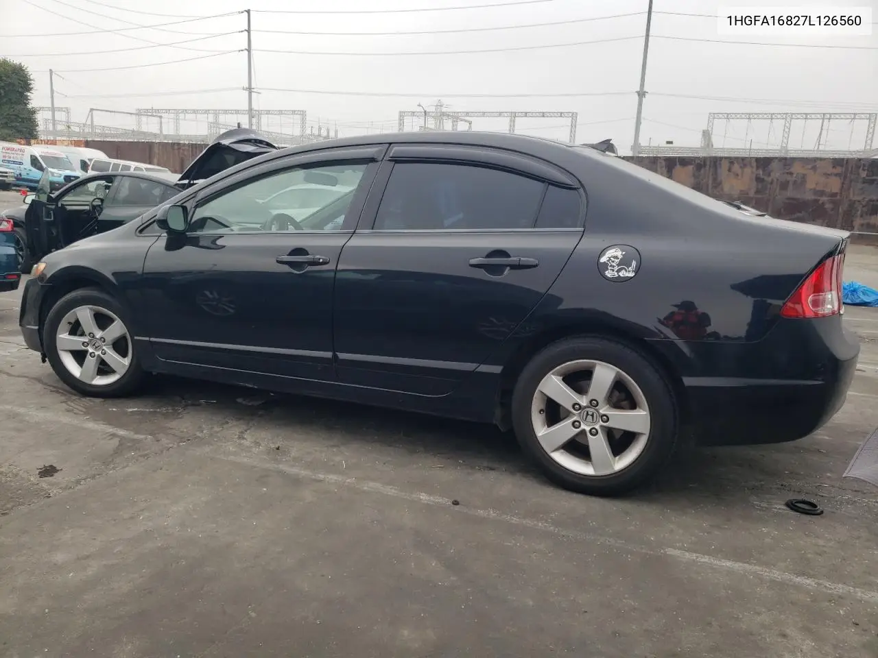 1HGFA16827L126560 2007 Honda Civic Ex
