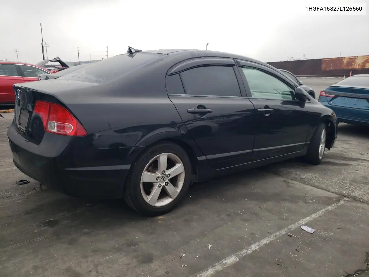 1HGFA16827L126560 2007 Honda Civic Ex