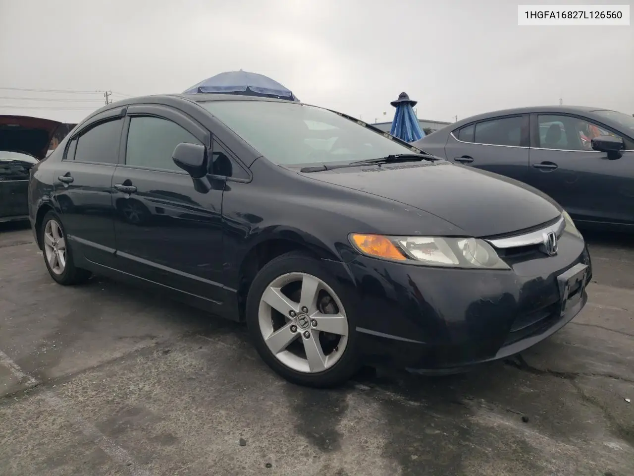 1HGFA16827L126560 2007 Honda Civic Ex