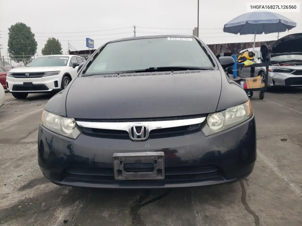 1HGFA16827L126560 2007 Honda Civic Ex