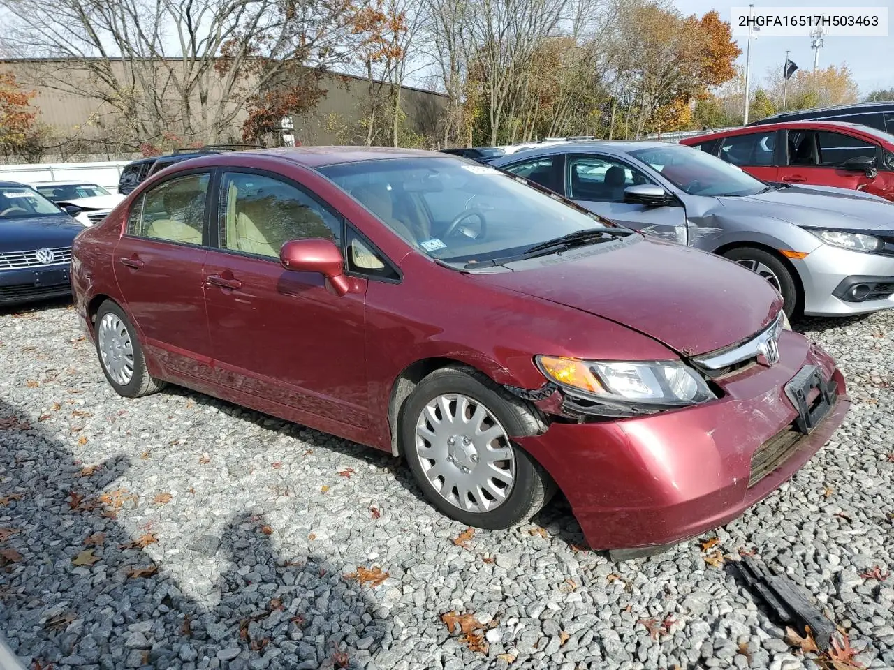 2HGFA16517H503463 2007 Honda Civic Lx