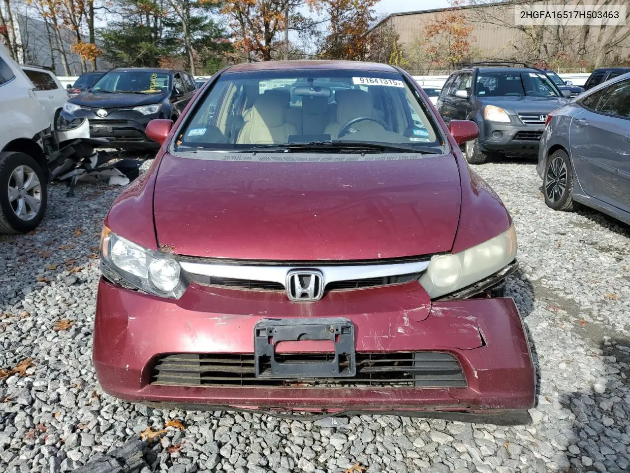 2HGFA16517H503463 2007 Honda Civic Lx