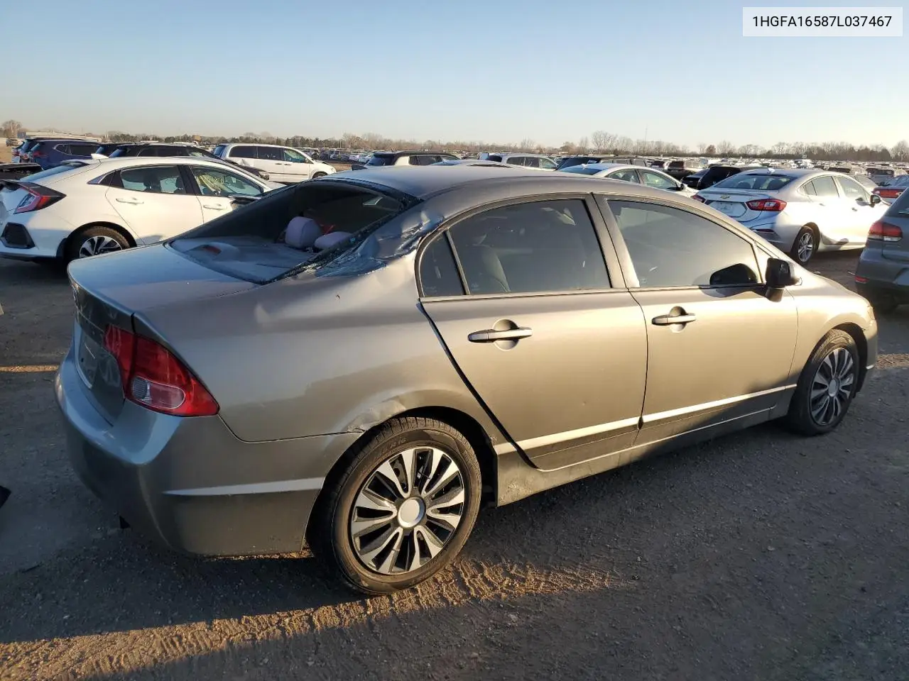 1HGFA16587L037467 2007 Honda Civic Lx