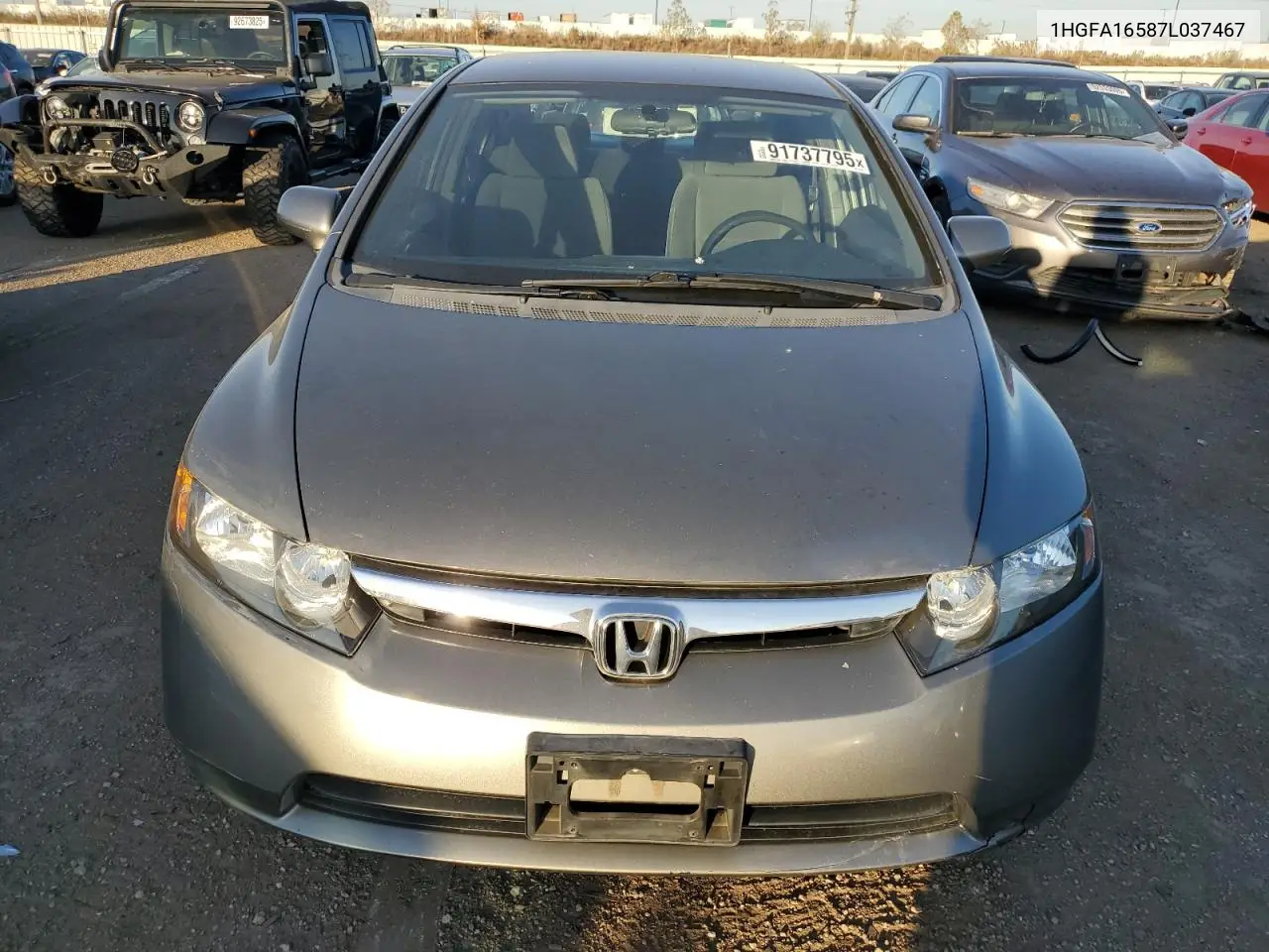 1HGFA16587L037467 2007 Honda Civic Lx