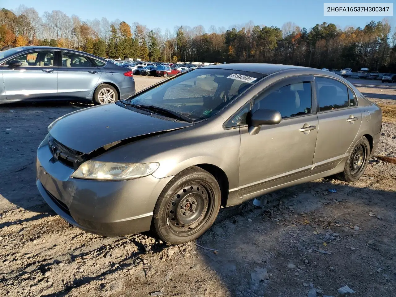 2HGFA16537H300347 2007 Honda Civic Lx