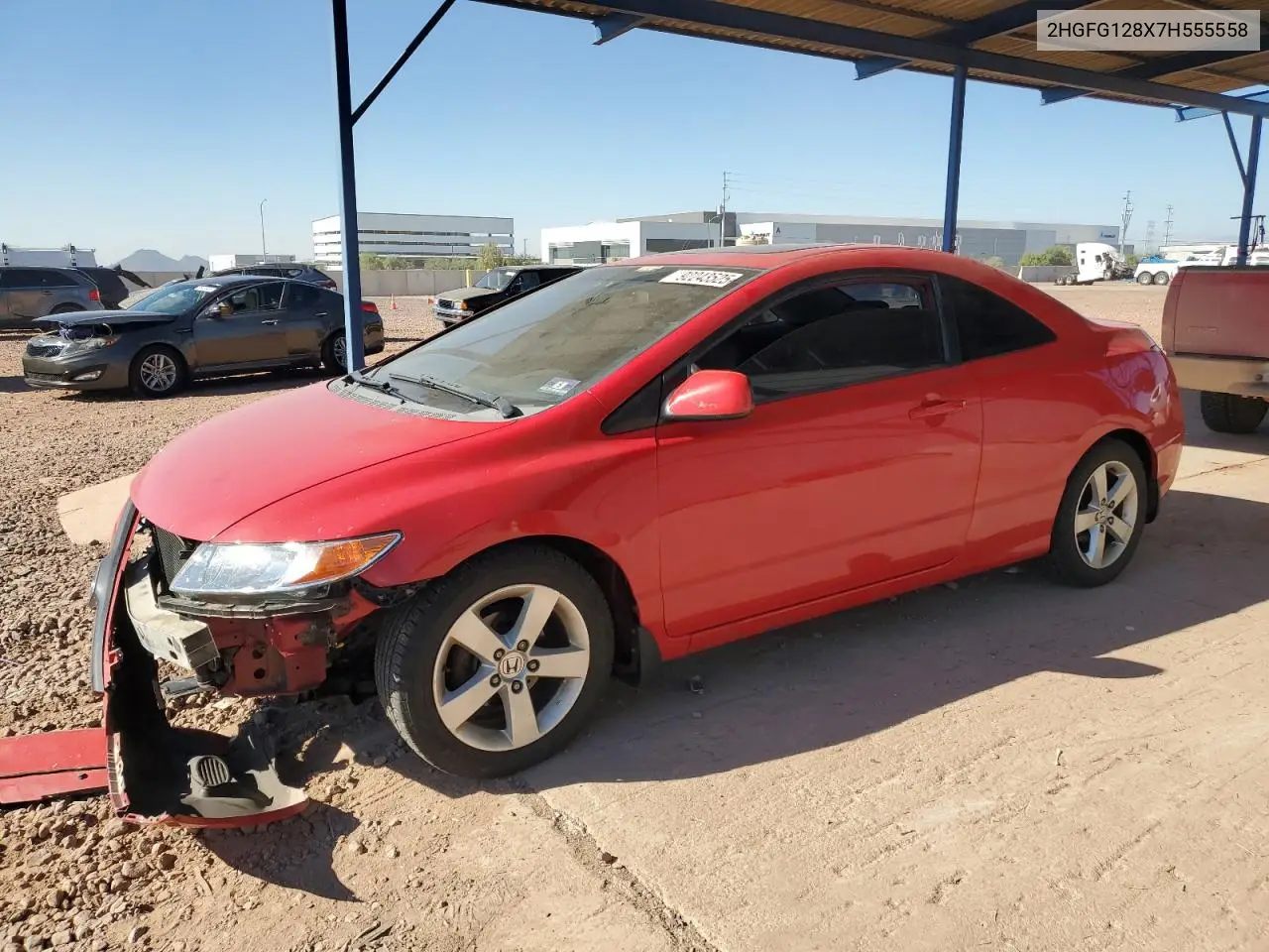 2HGFG128X7H555558 2007 Honda Civic Ex