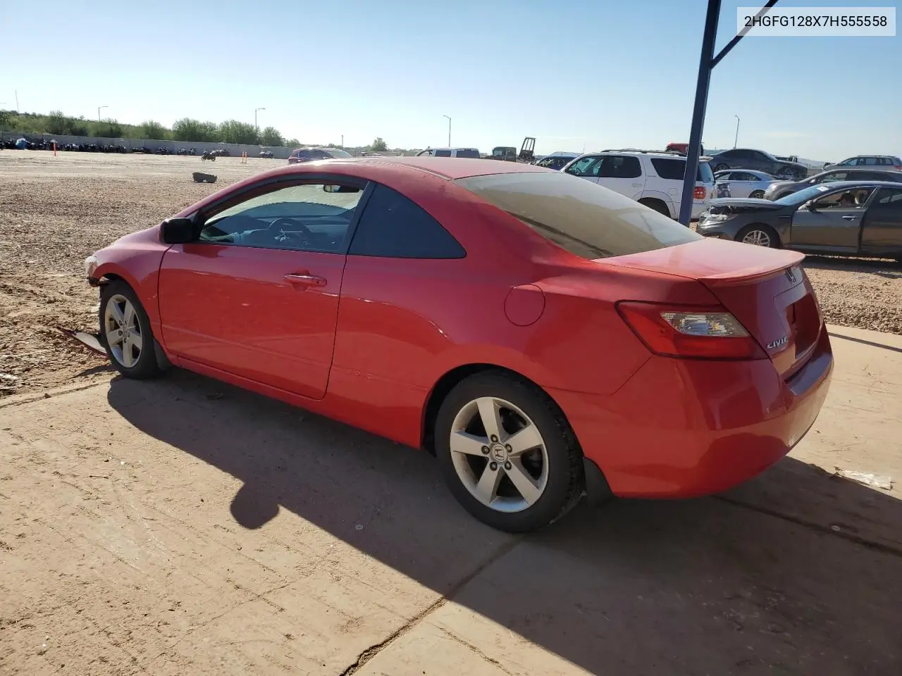 2HGFG128X7H555558 2007 Honda Civic Ex