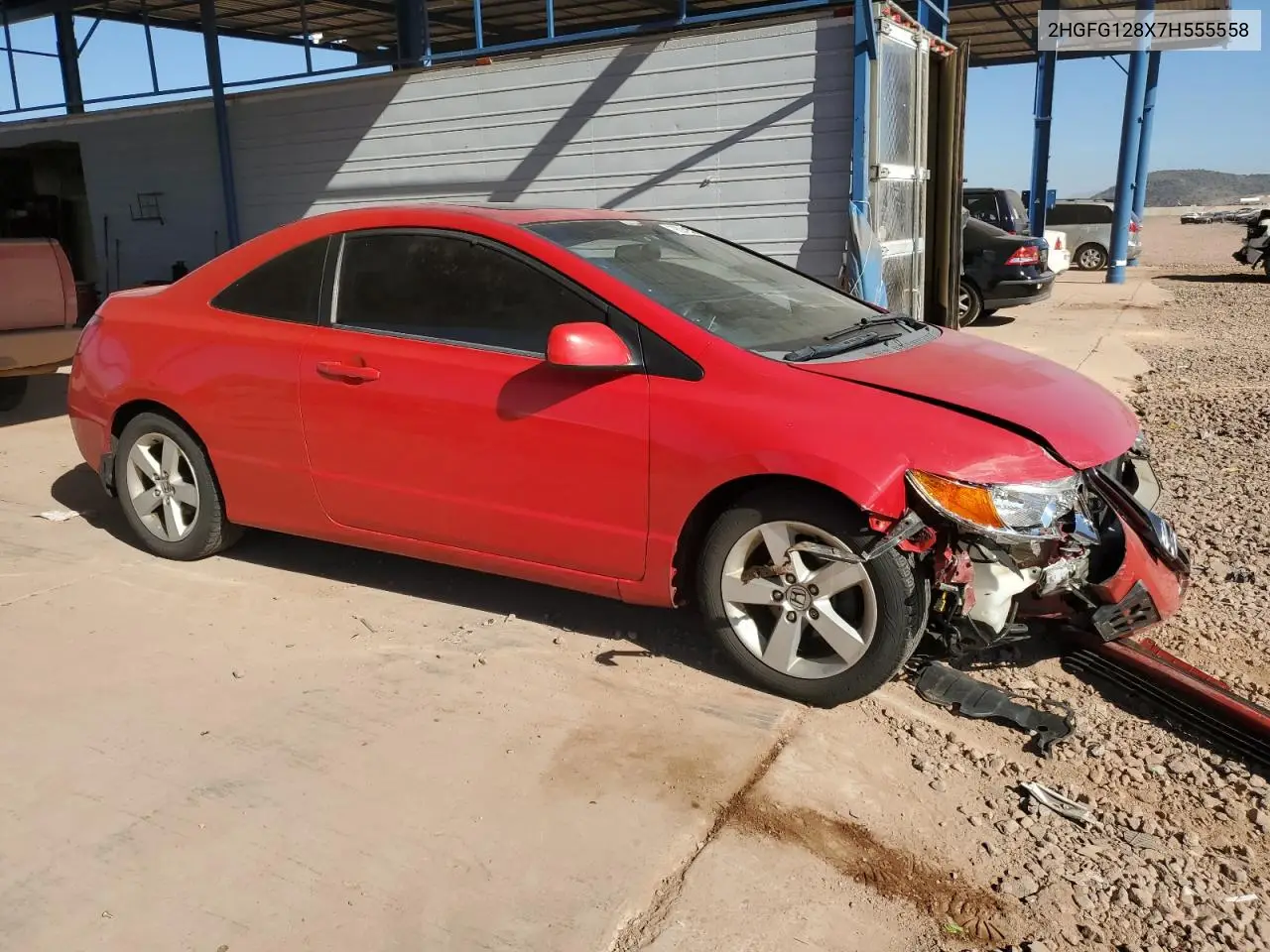 2HGFG128X7H555558 2007 Honda Civic Ex