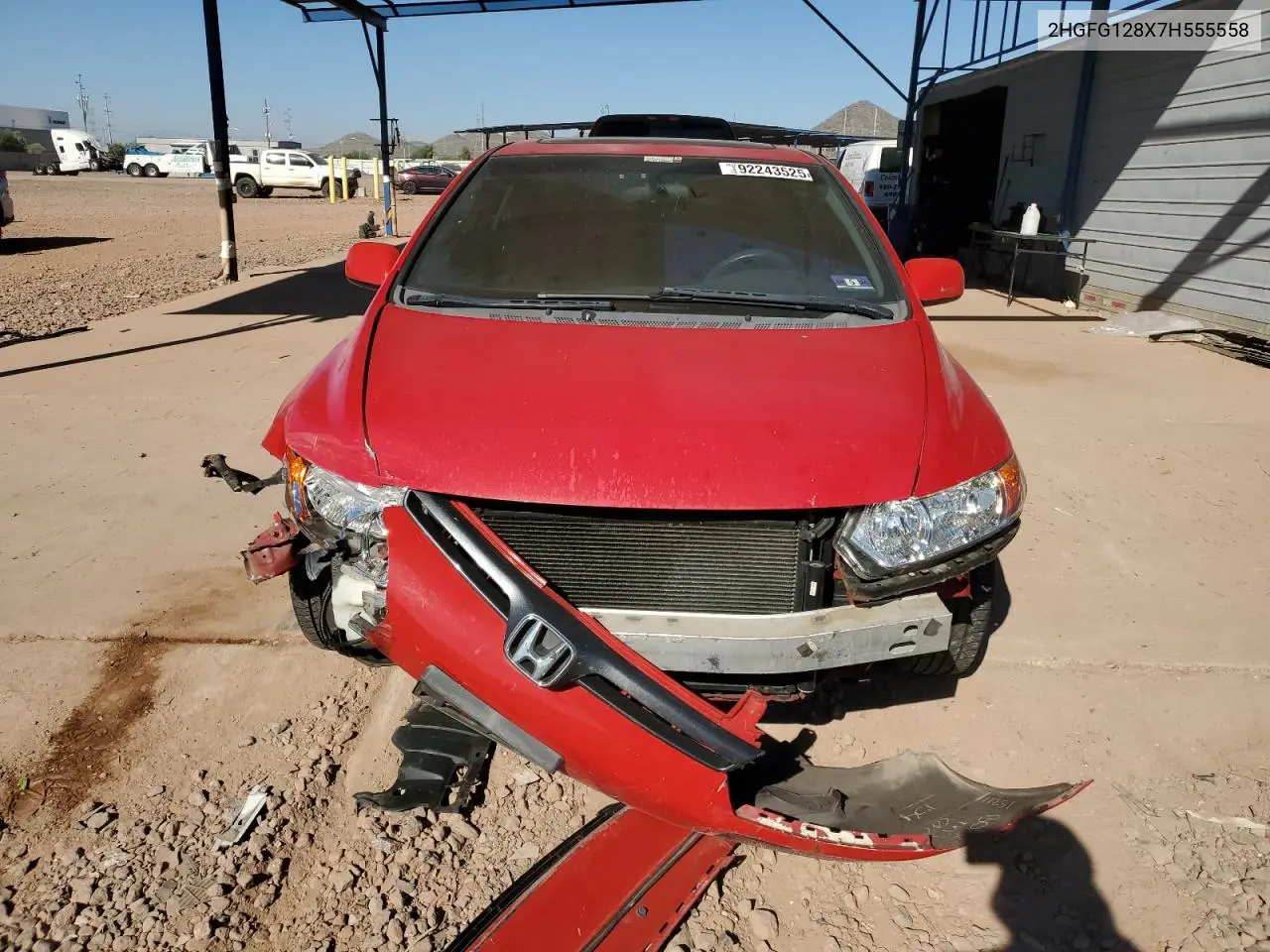 2HGFG128X7H555558 2007 Honda Civic Ex