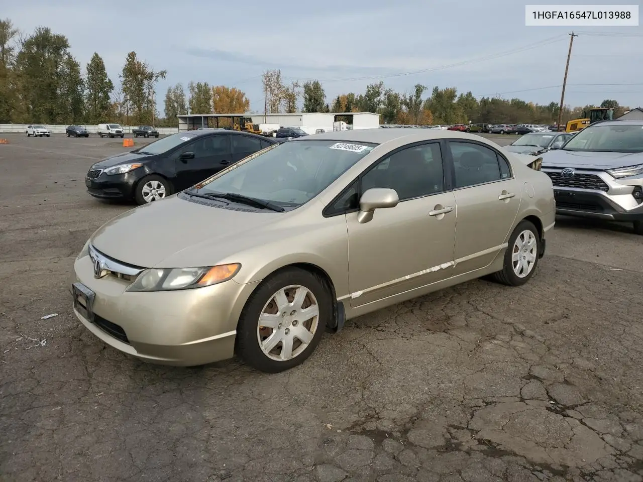 1HGFA16547L013988 2007 Honda Civic Lx