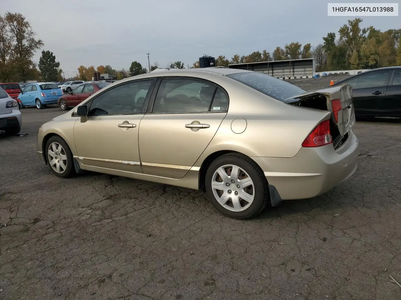 1HGFA16547L013988 2007 Honda Civic Lx