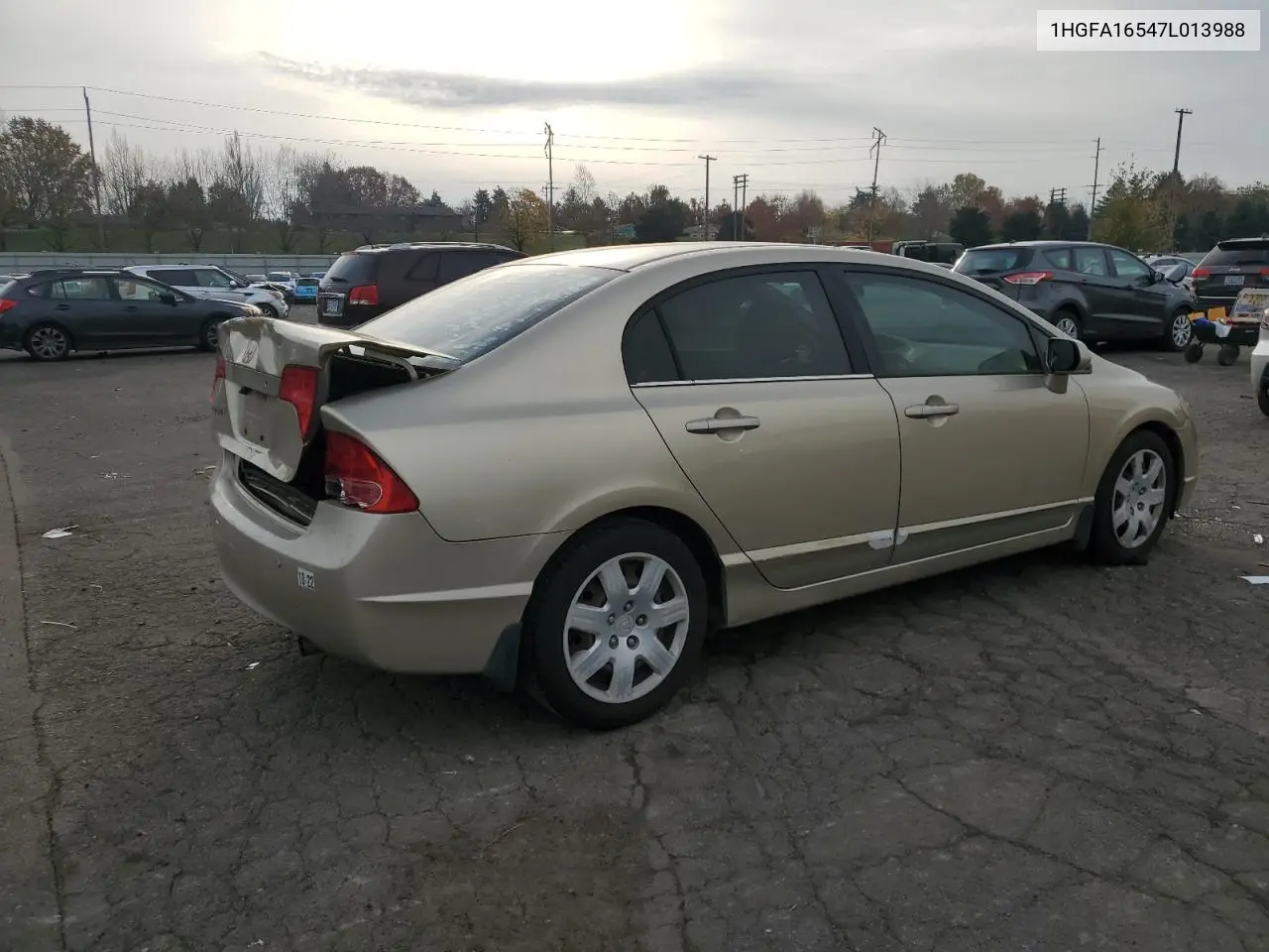 1HGFA16547L013988 2007 Honda Civic Lx