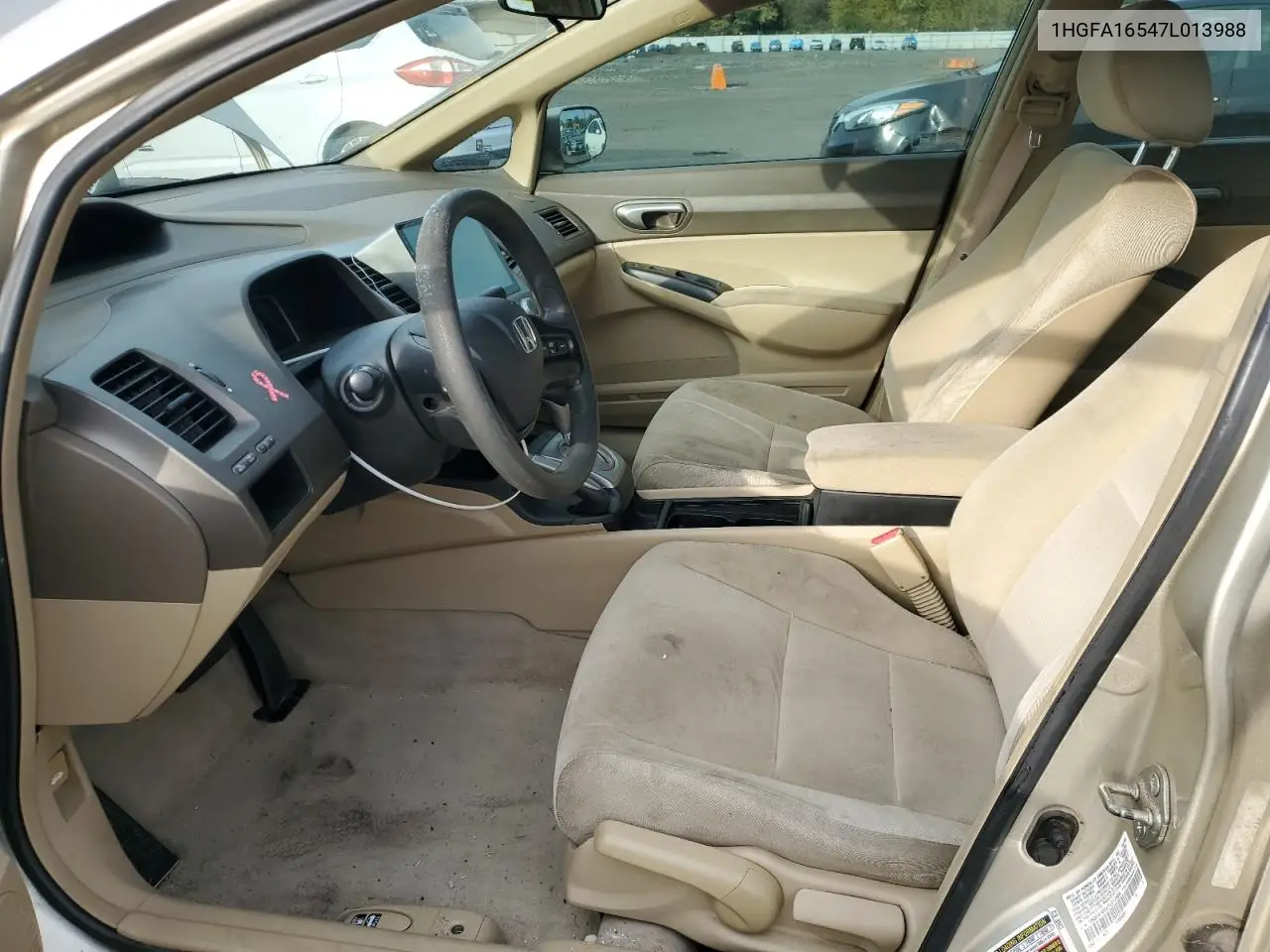 1HGFA16547L013988 2007 Honda Civic Lx