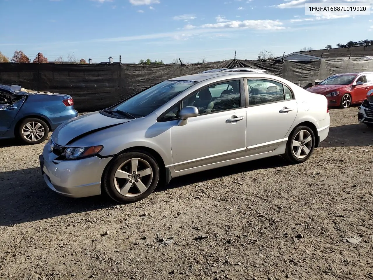 1HGFA16887L019920 2007 Honda Civic Ex