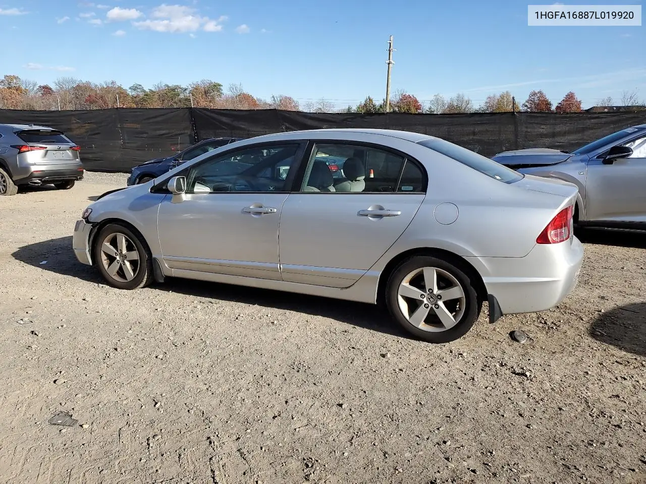 1HGFA16887L019920 2007 Honda Civic Ex