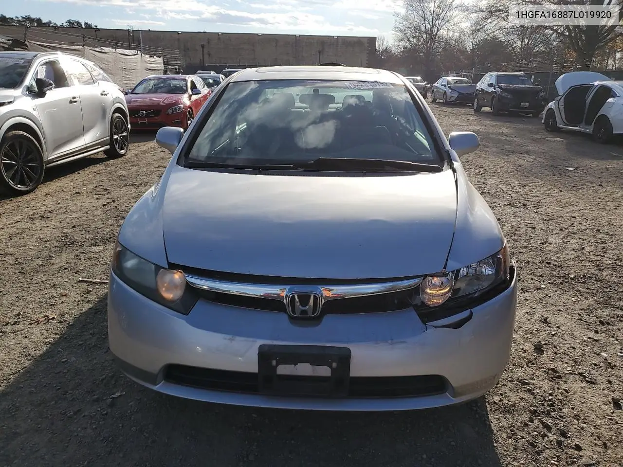 1HGFA16887L019920 2007 Honda Civic Ex