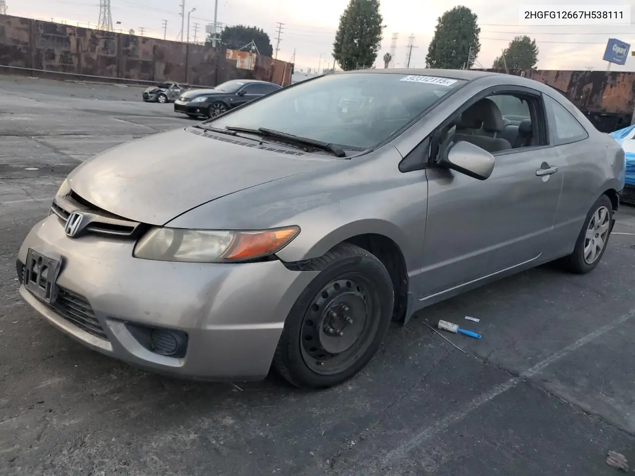 2HGFG12667H538111 2007 Honda Civic Lx