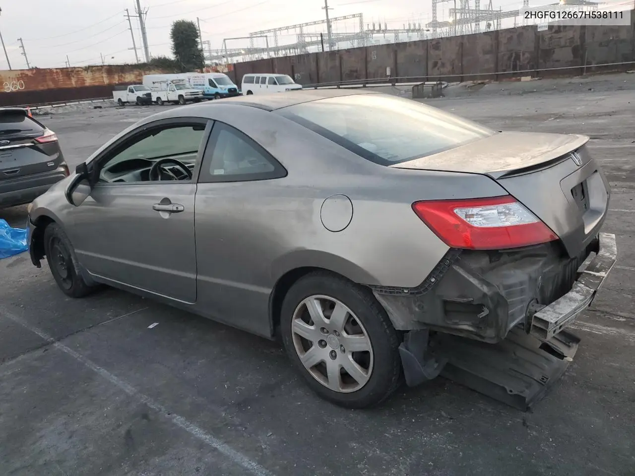 2HGFG12667H538111 2007 Honda Civic Lx