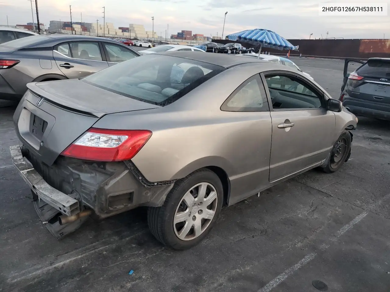 2HGFG12667H538111 2007 Honda Civic Lx