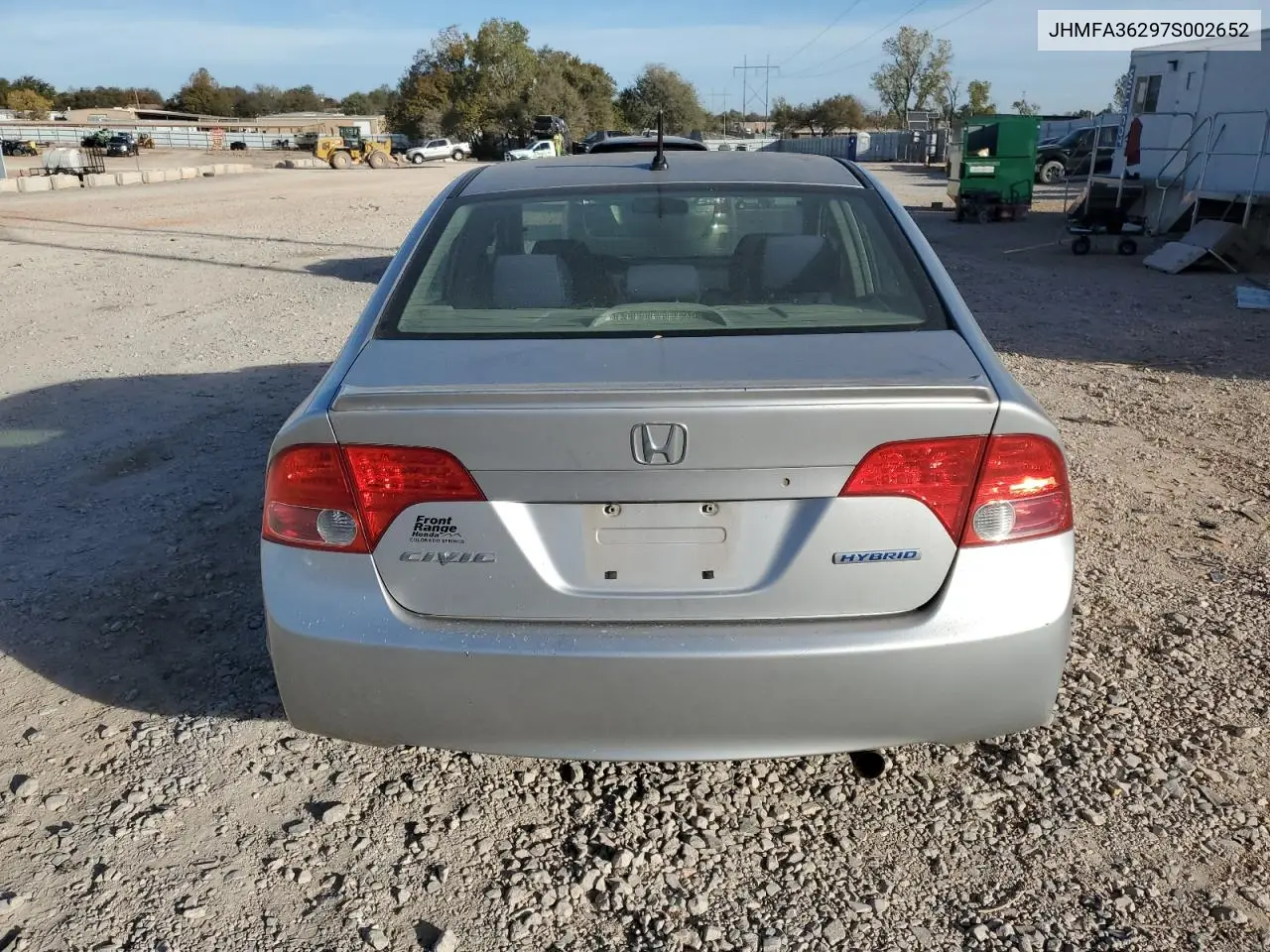 JHMFA36297S002652 2007 Honda Civic Hybrid