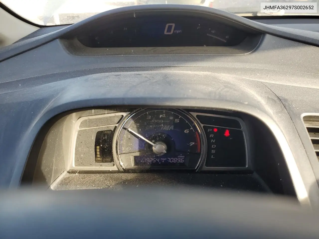 JHMFA36297S002652 2007 Honda Civic Hybrid
