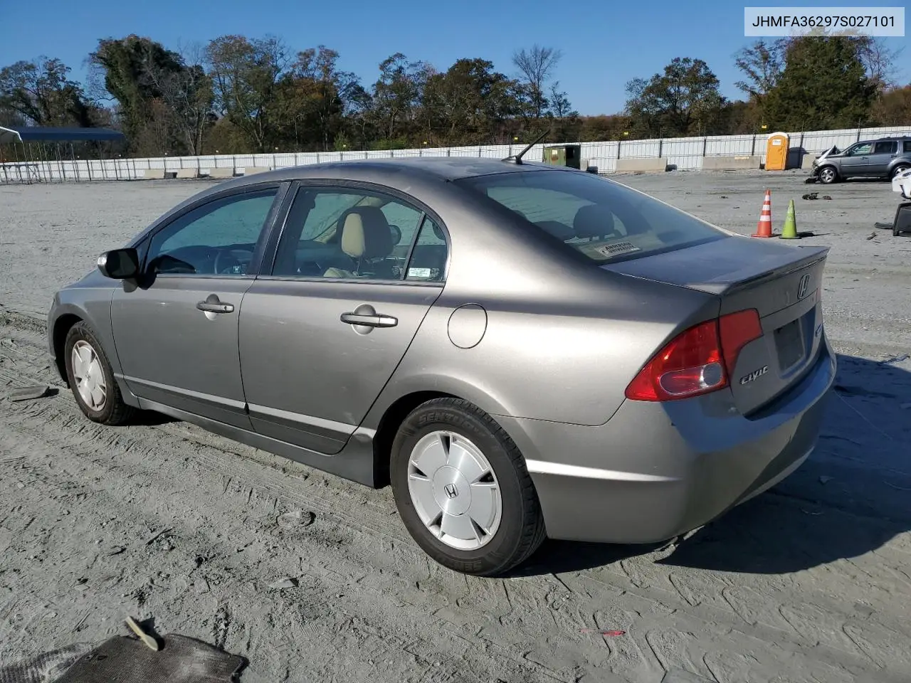 JHMFA36297S027101 2007 Honda Civic Hybrid