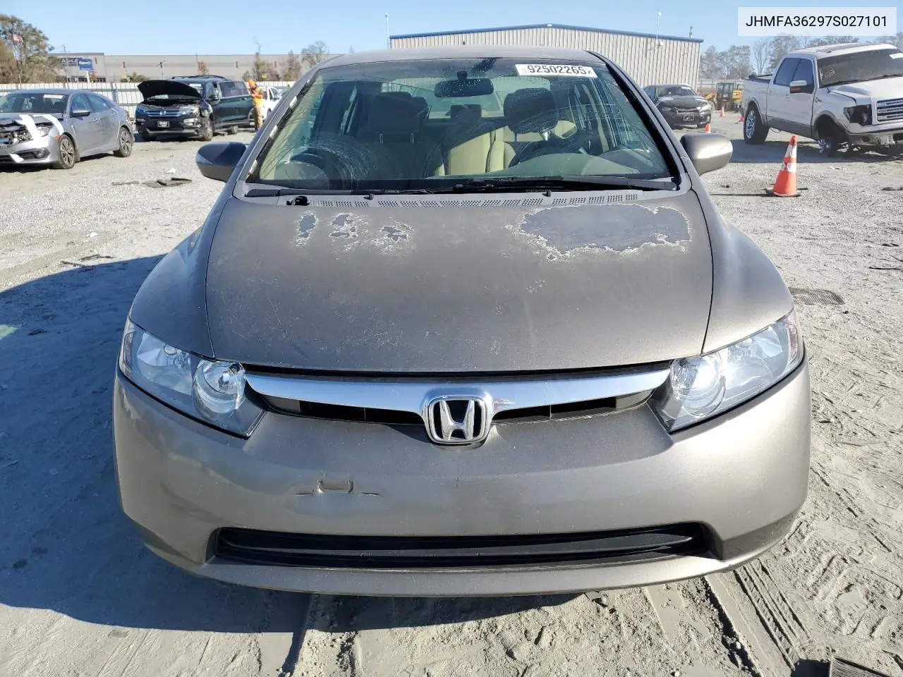 JHMFA36297S027101 2007 Honda Civic Hybrid