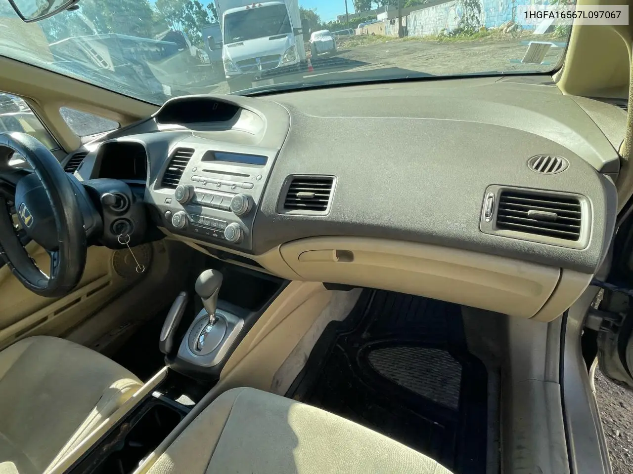 1HGFA16567L097067 2007 Honda Civic Lx