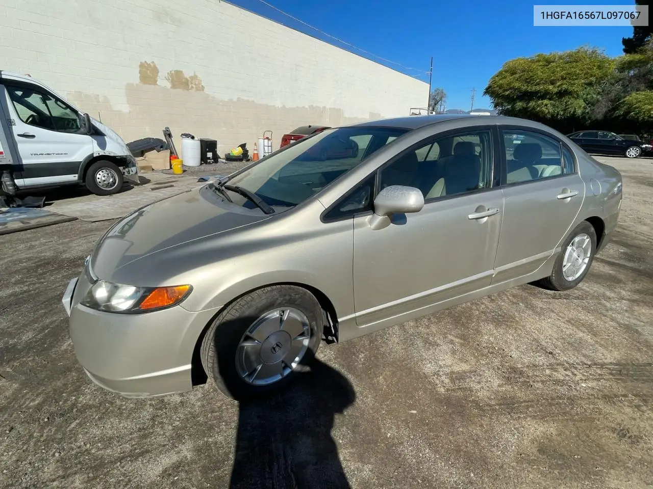 1HGFA16567L097067 2007 Honda Civic Lx